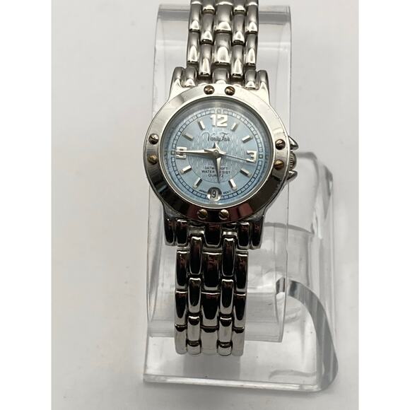 Vanity Fair Women's Watch 26mm - Fresh Battery WR 3ATM Date Indicator Wrist 6.25 - Picture 5 of 8